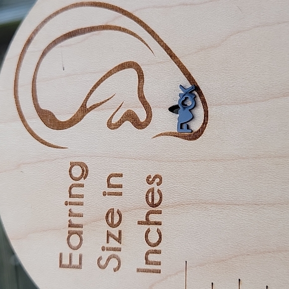 Profanity Stud Earrings, choice of color - Picture 3 of 9